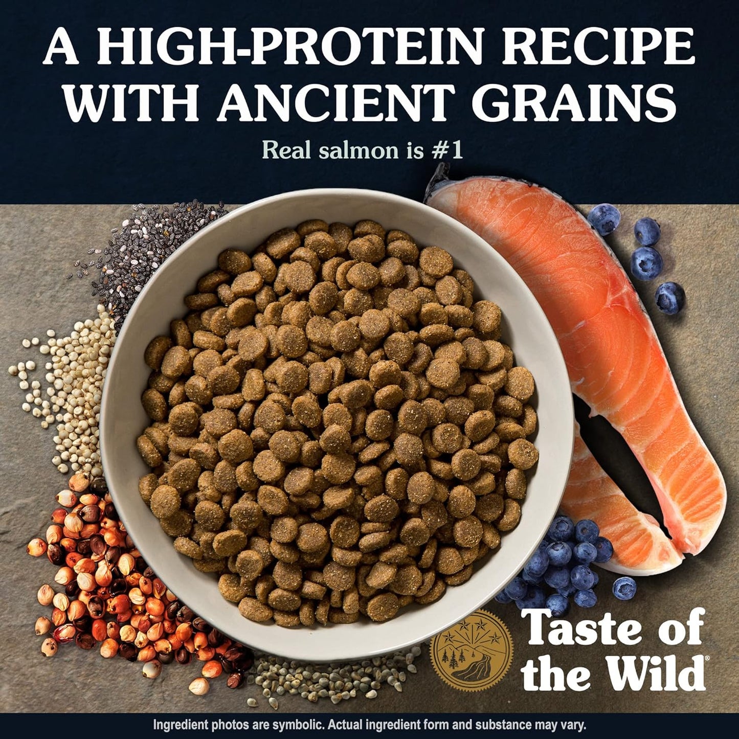 Taste of the Wild Ancient Stream Ancient Grains Dry Dog Food 5 lbs - Happy Pet