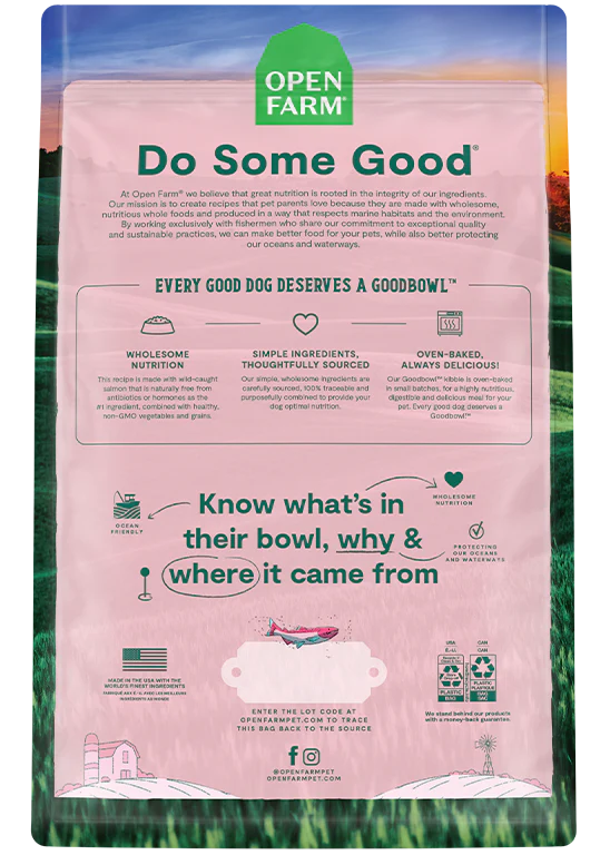 Open Farm Goodbowl Wild-Caught Salmon & Brown Rice 3.5 lbs - Happy Pet