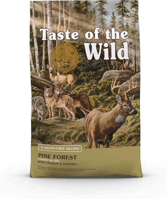 Taste of the Wild Pine Forest Grain Free Dry Dog Food 5 lbs - Happy Pet