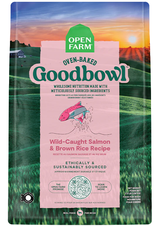Open Farm Goodbowl Wild-Caught Salmon & Brown Rice 3.5 lbs - Happy Pet