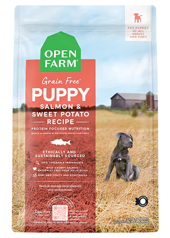 Open Farm Puppy Salmon & Sweet Potato Grain-Free 4 lbs - Happy Pet