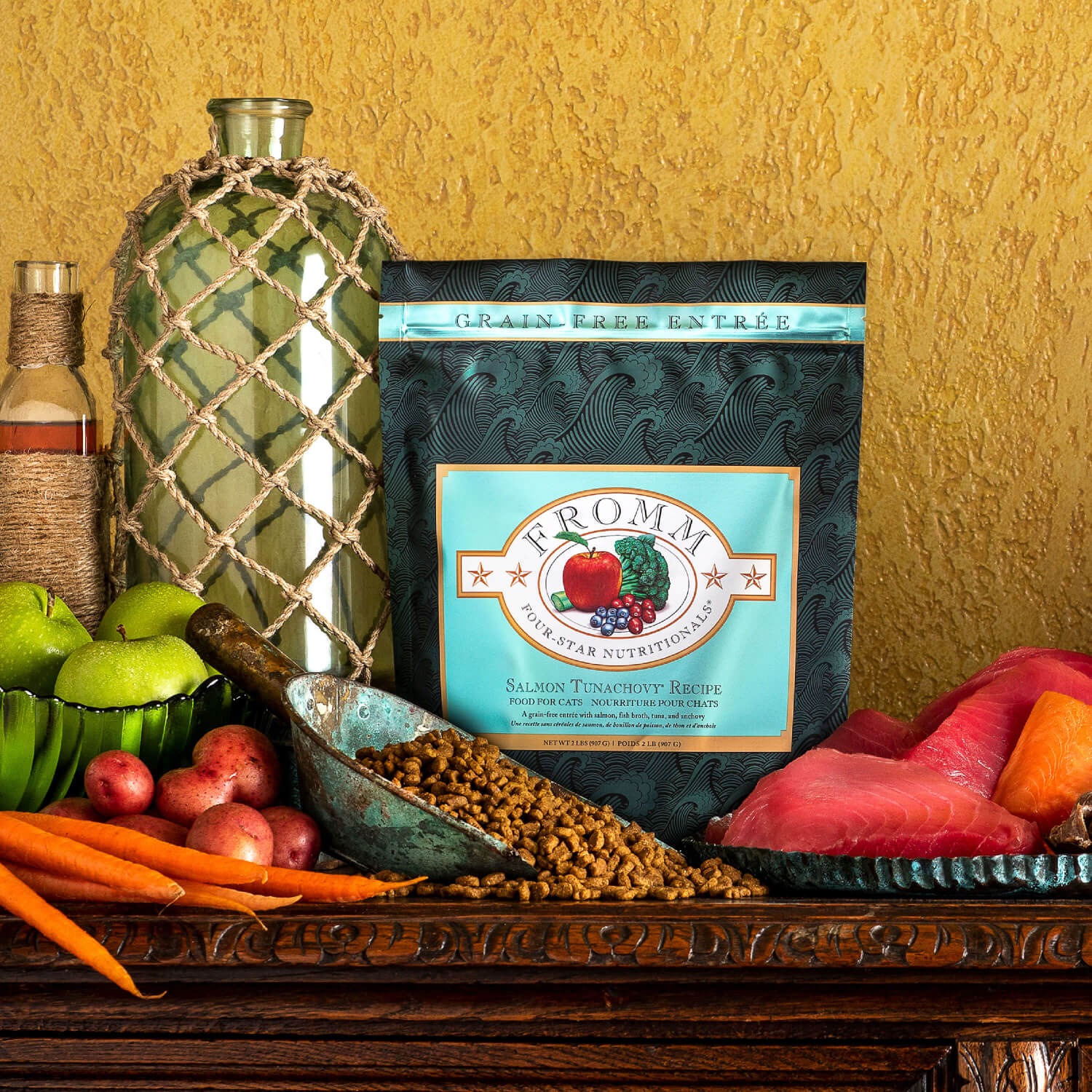 Fromm Cat Salmon Tunachovy Grain - Free 4 lbs - Happy Pet