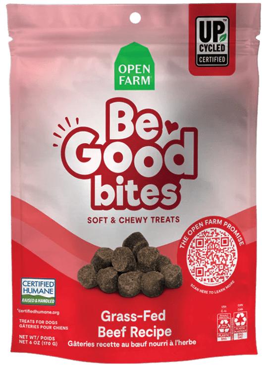 Open Farm Be Good Bites Grass - Fed Beef 6 oz - Happy Pet