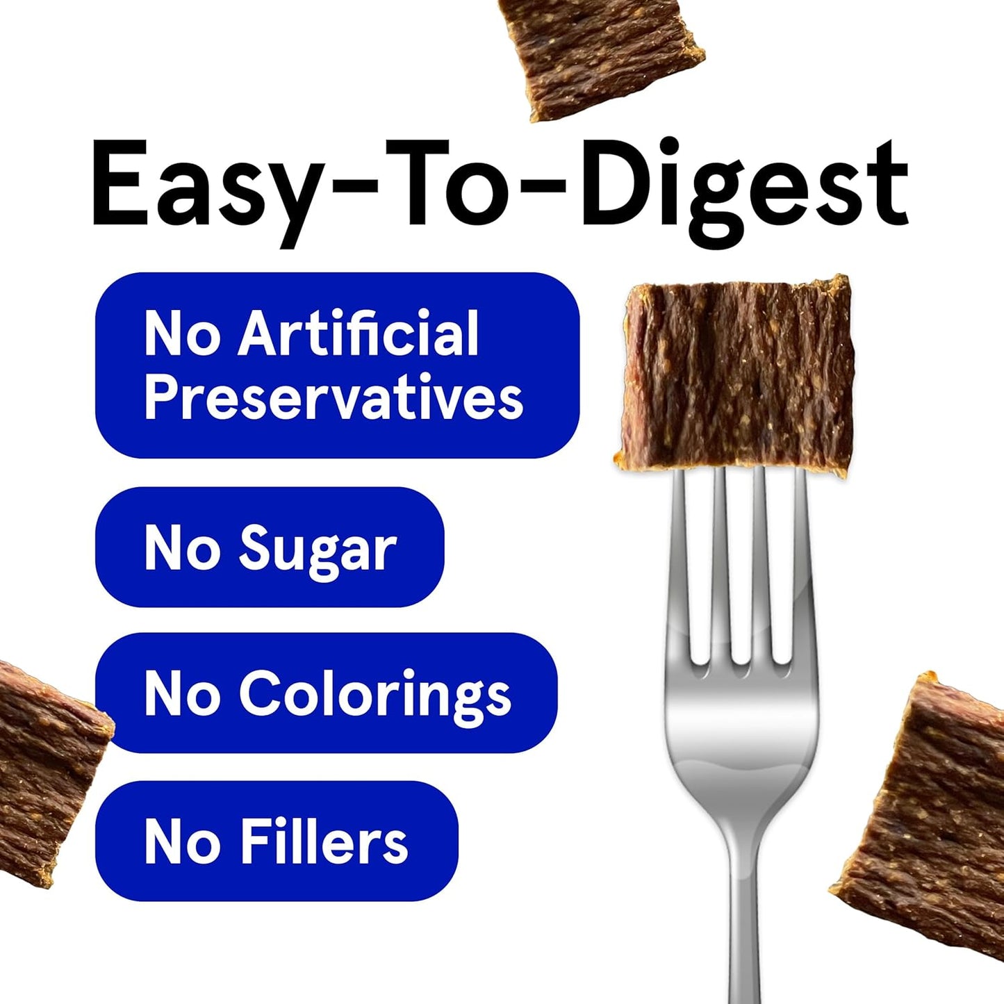 Real Meat Lamb Jerky Treats 4 oz - Happy Pet